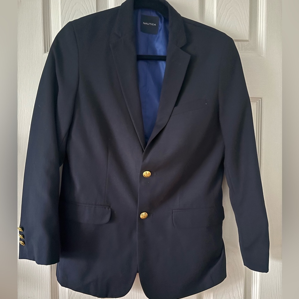 Nautica Boys Navy Blazer